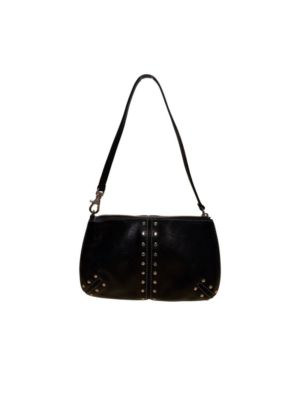 Michael Kors Women’s Black Leather Studded Mini Purse Bag